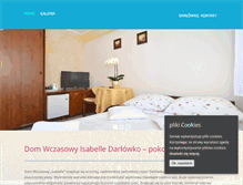 Tablet Screenshot of isabelle-darlowko.pl